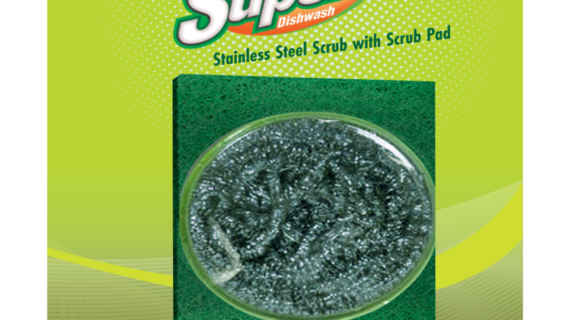 SUPER STEEL SCRUB WITH SCRUB PAD