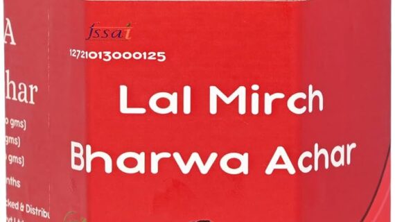 BHARWA LAL MIRCH PICKLE 500 GM