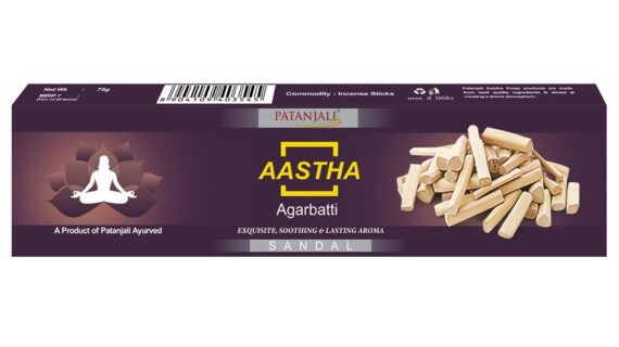 AASTHA AGARBATTI SANDAL - 75 GM