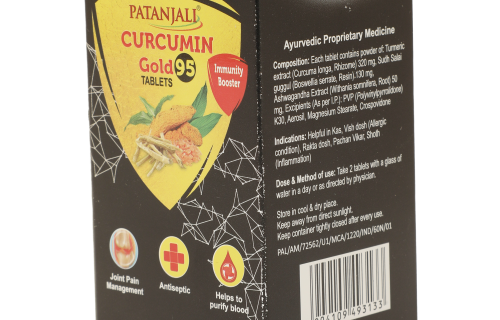 PATANJALI CURCUMIN GOLD 95 TABLET 33 G
